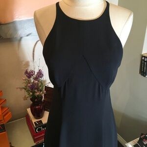 Giorgi Armani Black Silk Evening Gown